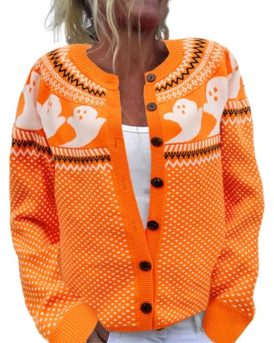 Women's Long Sleeve Button Knit Cardigan Sweater I652