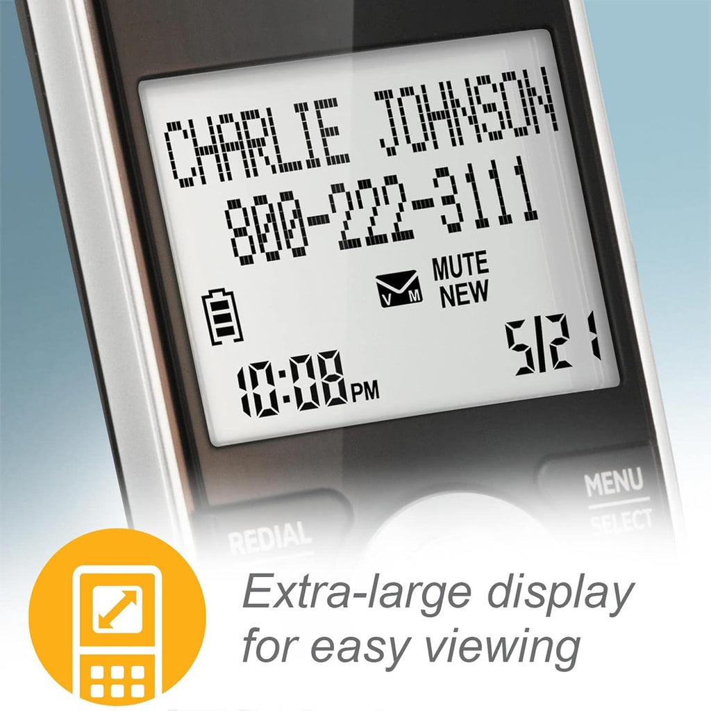 2-Handset Corded/Cordless Phone with Answering Machine and Call Blocking O711