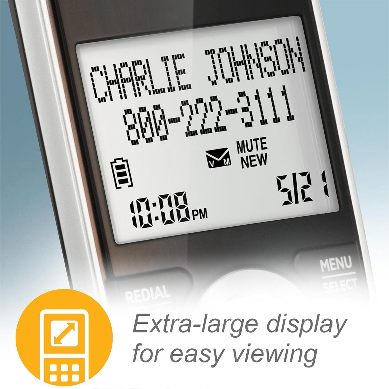 2-Handset Corded/Cordless Phone with Answering Machine and Call Blocking O711
