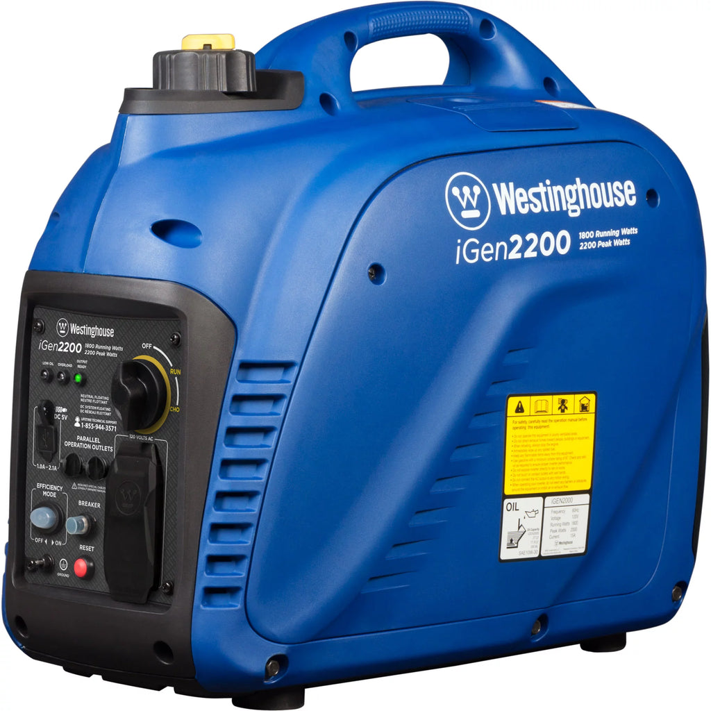 2200 Peak Watt Portable Gas Inverter Generator J7555