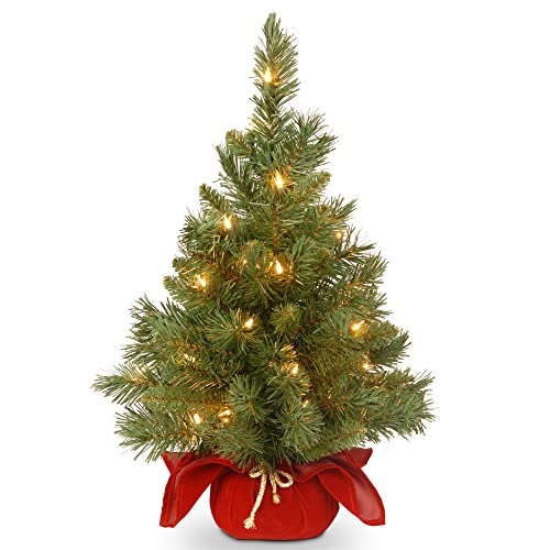 24 in Pre-Lit Mini Artificial Christmas Tree with 35 Clear Lights R420697