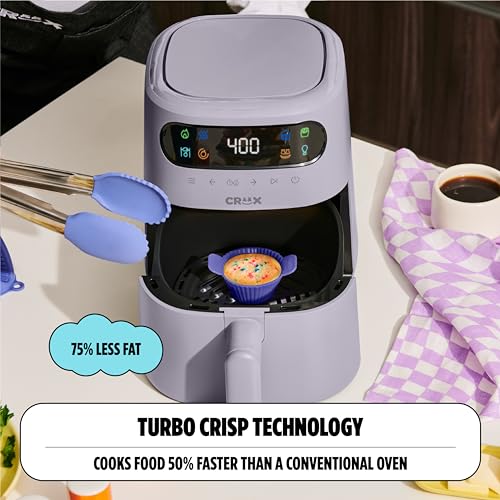8 QT Digital Air Fryer with Touch Screen, Timer and Auto Shut-off, Lavender L33592