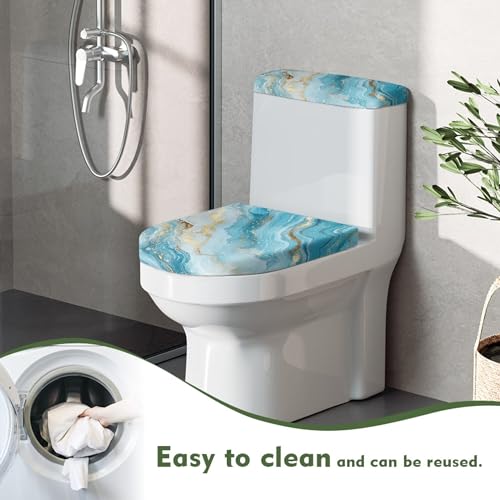 Christmas Toilet Lid and Tank Cover Set for Bathroom Decor K51670