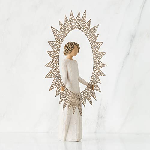 Star Tree Topper with Glitter, Pierced Metal Design for Christmas Tree L30498