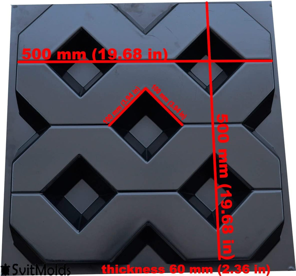 Concrete Molds for DIY Grass Paving Blocks A42142