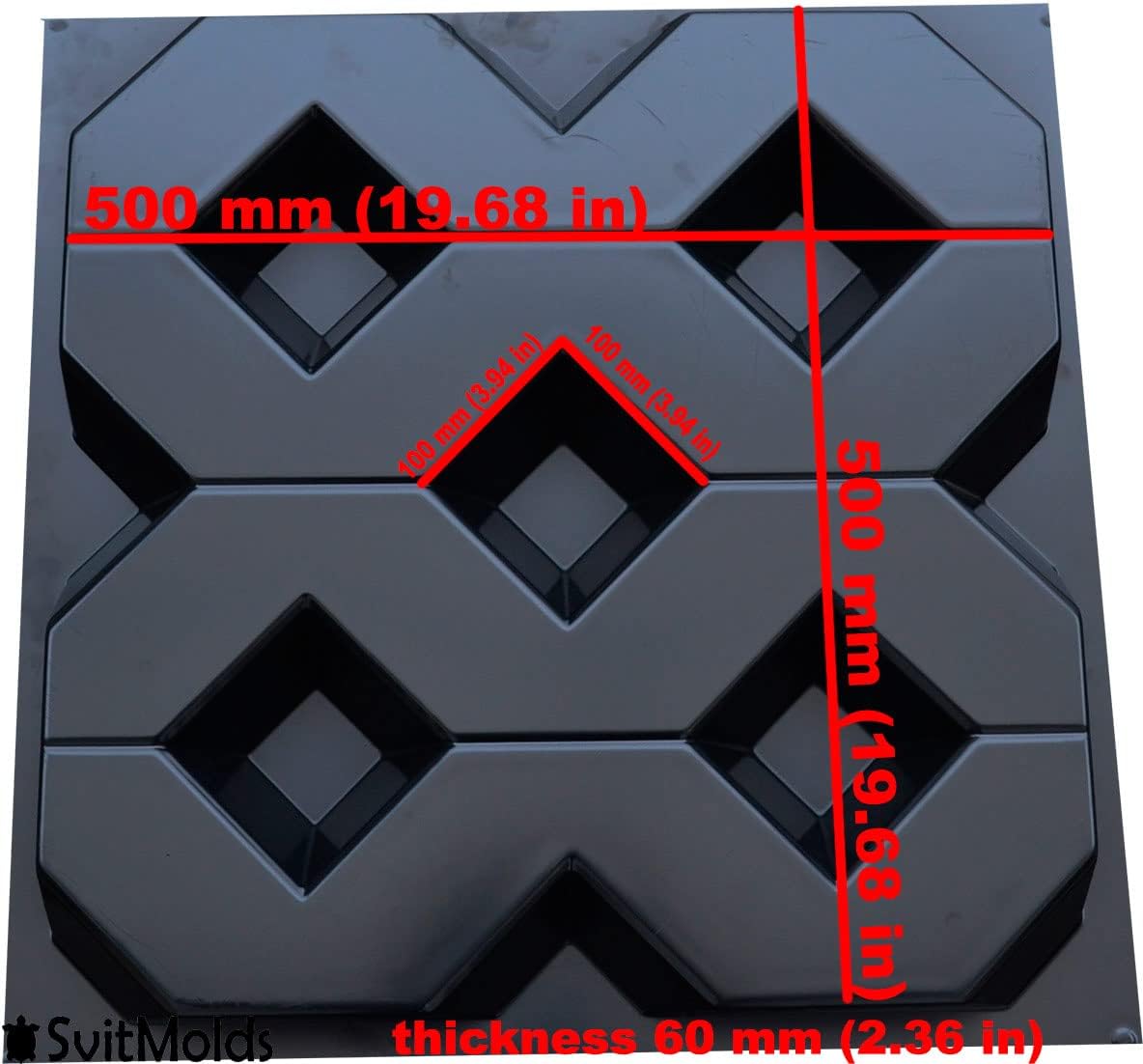 Concrete Molds for DIY Grass Paving Blocks A42142