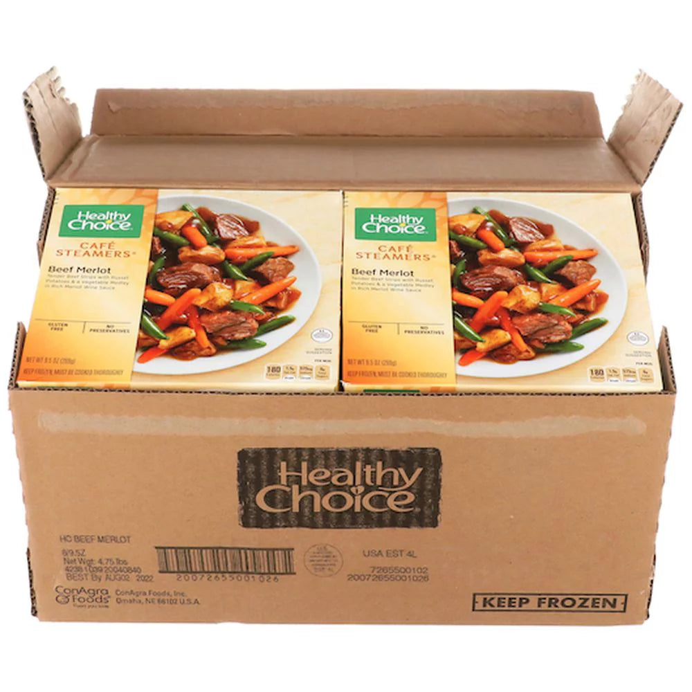 Beef Merlot Frozen Meal, 9.5 oz, 8-Pack C1719