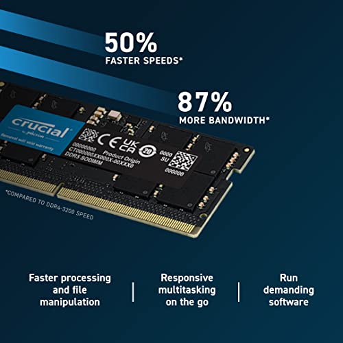 16GB DDR5 4800MHz CL40 Laptop Memory Z604801