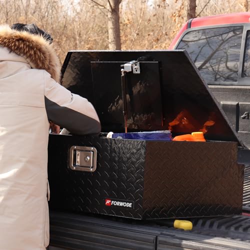 Aluminum Trailer Tongue Tool Box with Lock, 39 Inch Y290818