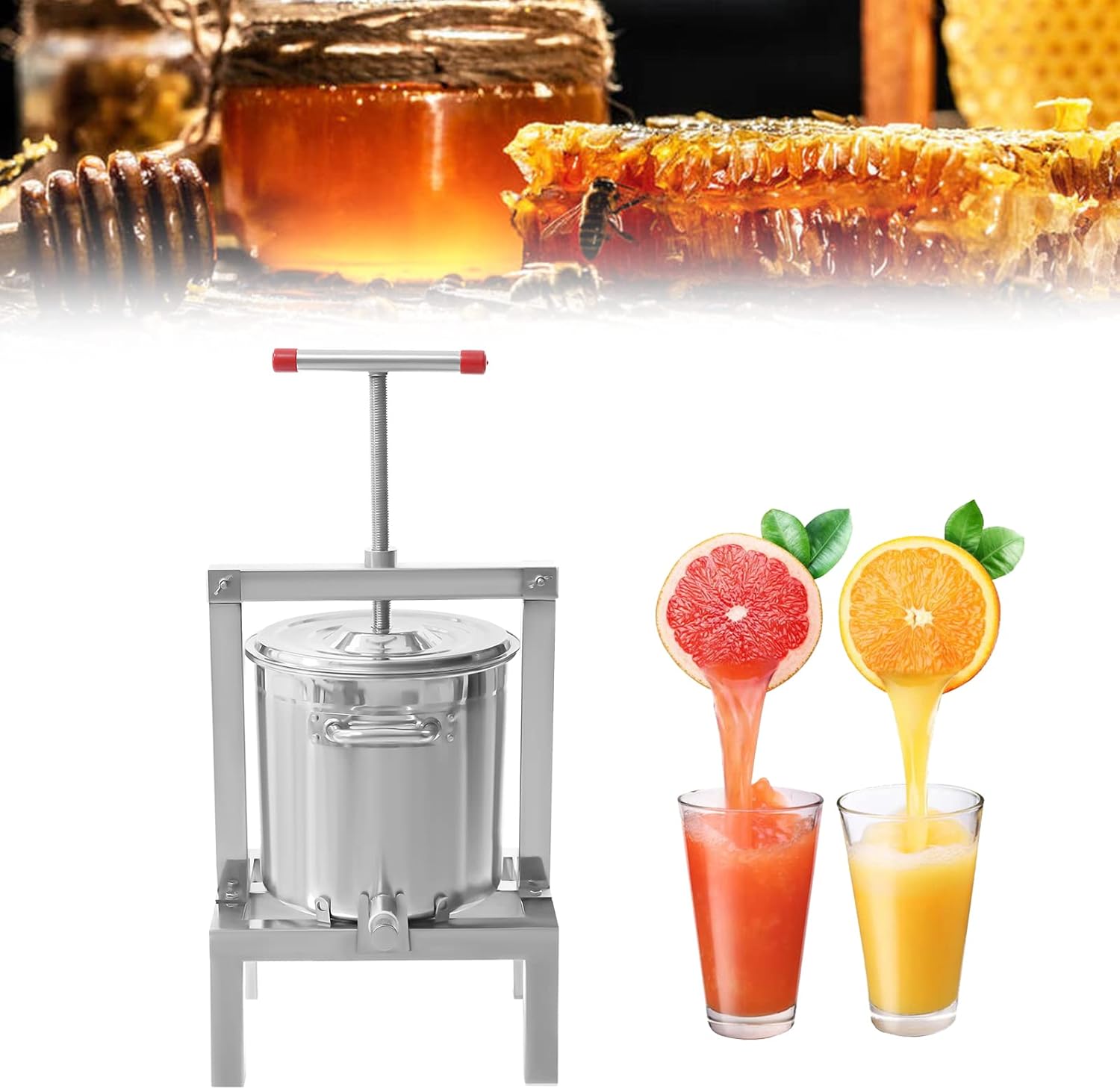 Stainless Steel Fruit Wine Press for Juice Making L37995