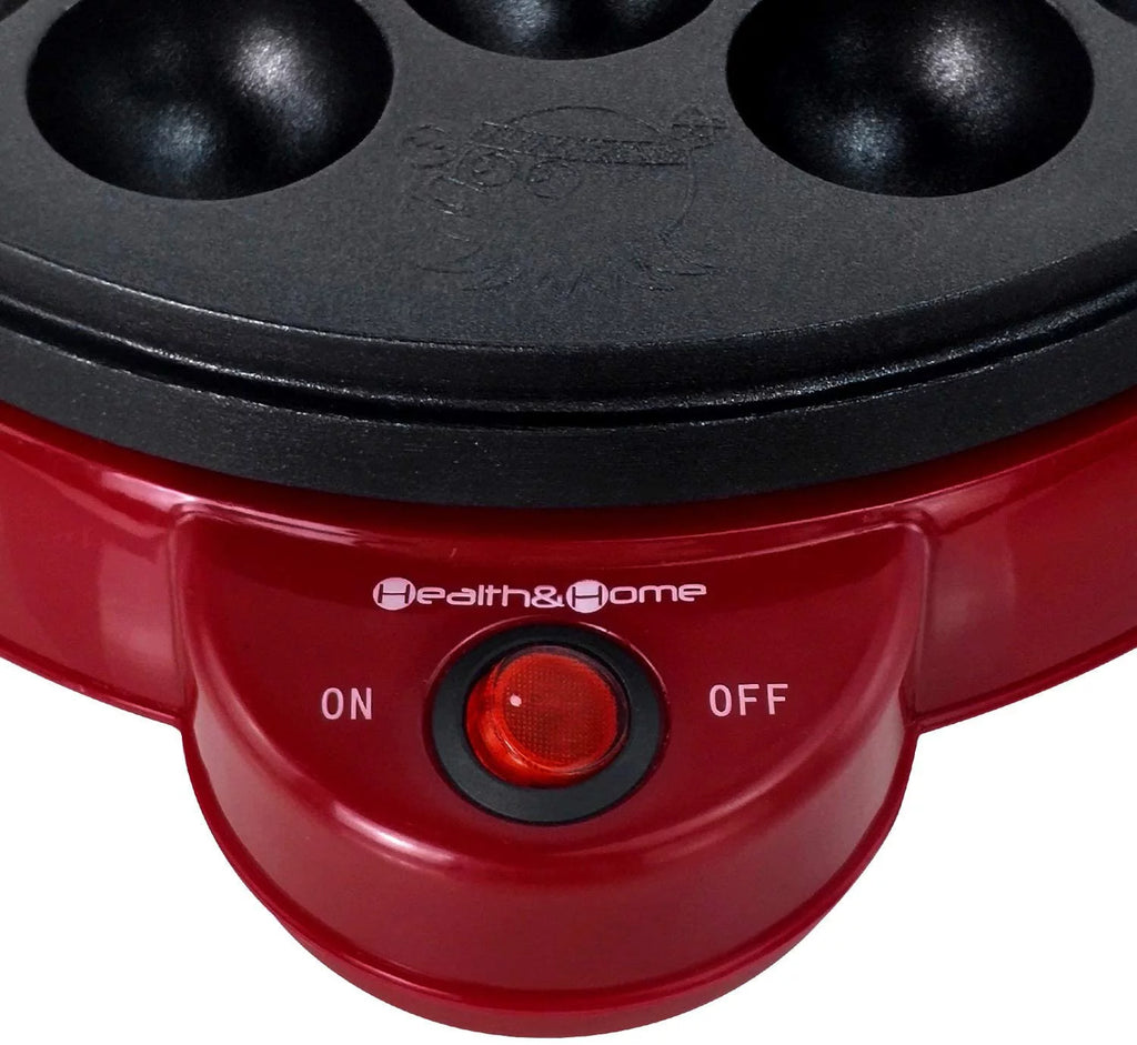 Electric Takoyaki Maker with Non-Stick Plate, Portable and Easy Clean V720032