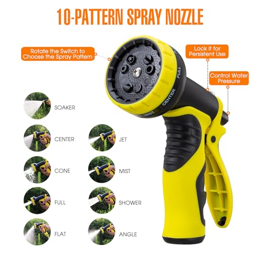 Expandable Garden Hose 75ft with Spray Nozzle L82332
