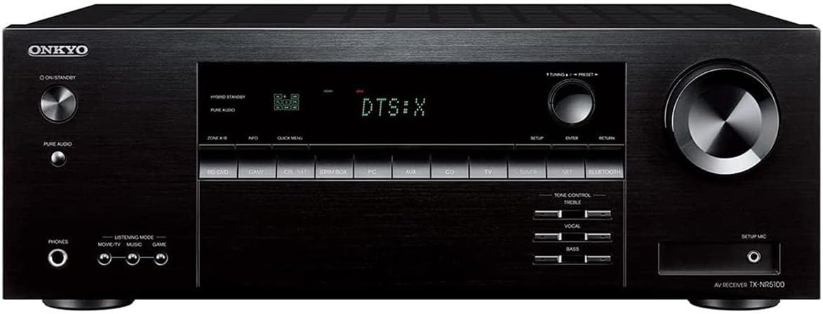 7.2 Channel Network A/V Receiver, Black R5838