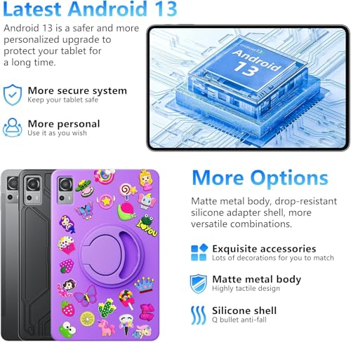 Android Tablet 12 Inch, 8GB RAM 256GB, FHD IPS Touch Screen P321