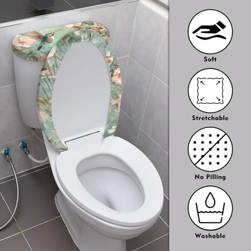 Christmas Toilet Lid and Tank Cover Set for Bathroom Decor K51670