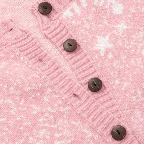 Women's Long Sleeve Button Knit Cardigan Sweater I652