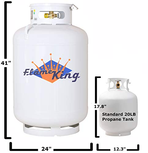 200 lb ASME Propane Tank, White T3552