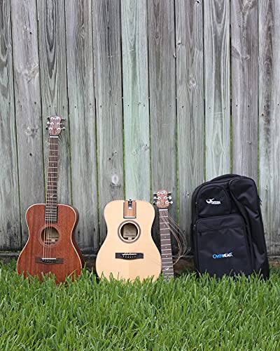 Travel Guitar Acoustic-Electric with Collapsible System and Backpack Case C73217