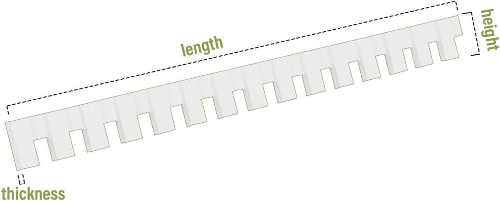 PVC Dentil Trim, White T65253