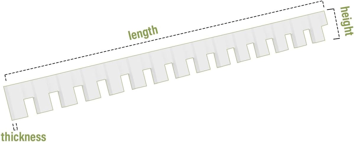 PVC Dentil Trim, White T65253