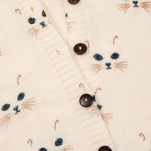 Women's Long Sleeve Button Knit Cardigan Sweater I652