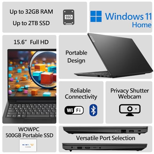 15.6" FHD Laptop, 32GB RAM, 1TB SSD, Windows 11 Pro P366