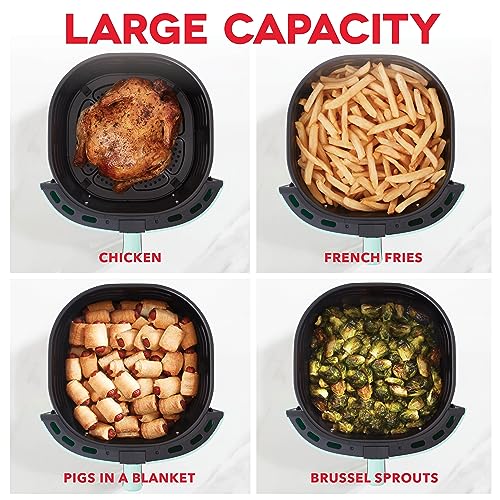 Electric Air Fryer Oven, 2.6 Qt., Grey, Compact, Auto Shut Off, 1000-Watt O64979
