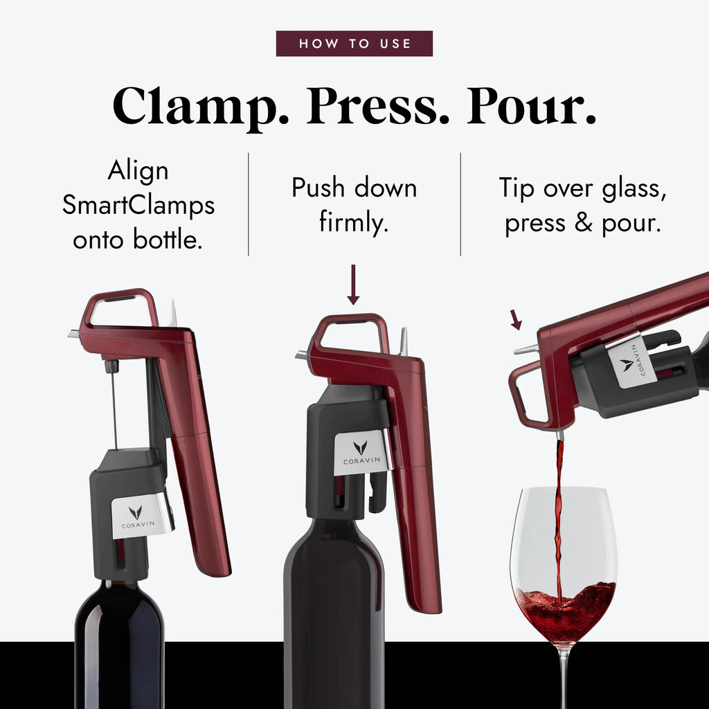 Wine Preservation System with Aerator, Gas Capsules, Screw Caps & Carry Case K78424