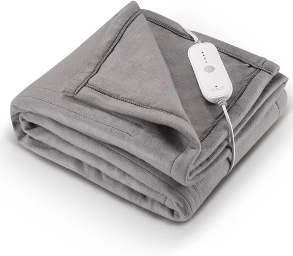 Heated Fleece Throw Blanket with Auto-off J46661