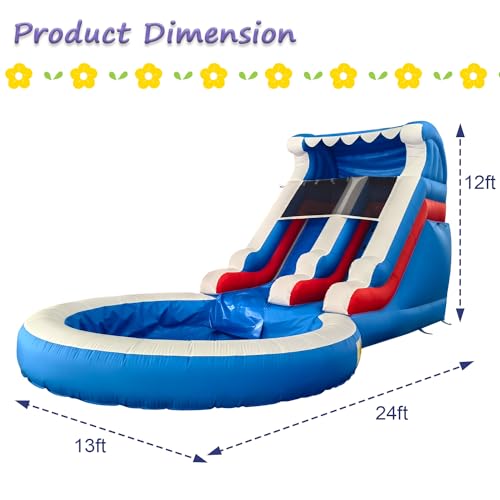 Commercial Inflatable Water Slide with Splash Pool for Kids and Adults B8978