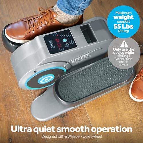 Foot Pedal Exerciser for Seniors, Under Desk Elliptical Exercise Bike T603778