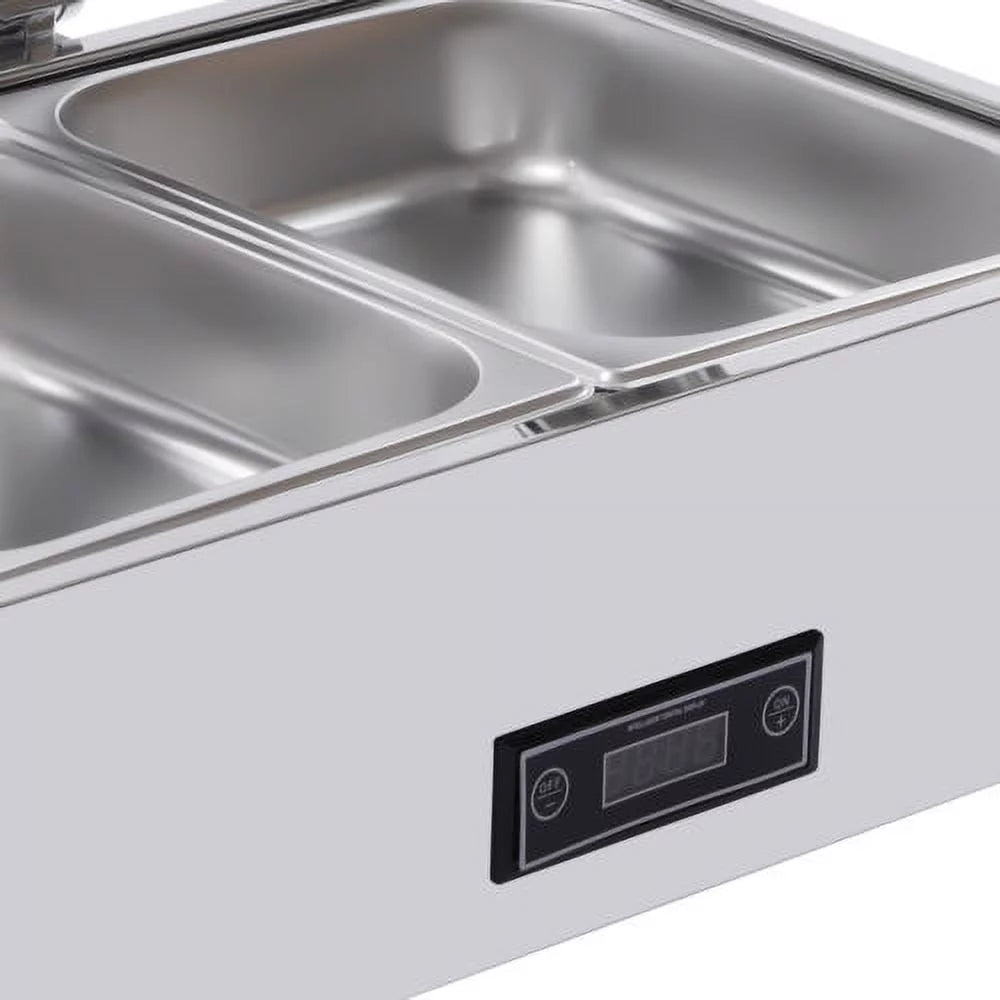 Stainless Steel Electric Chafing Dish Buffet Food Warmer 9QT C887979