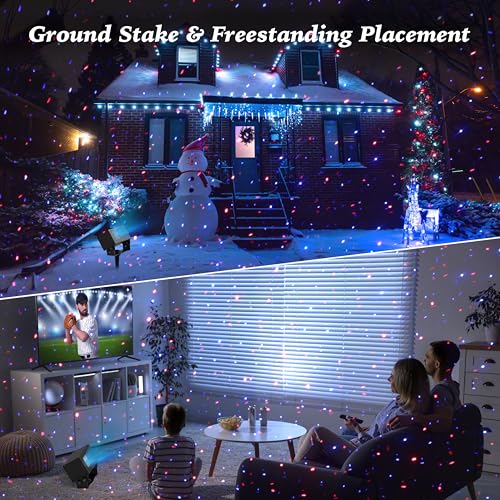 Outdoor Laser Lights Projector with Remote Control for Holiday Decor I784
