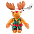 Dancing Rudolph The Red-Nosed Reindeer Animated Plush Toy Christmas Singing Stuffed Animals
