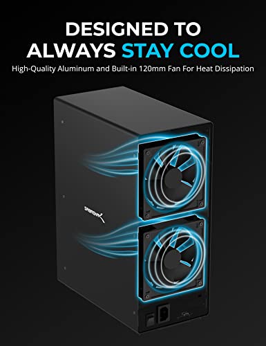 USB 3.2 5-Bay SATA Hard Drive Docking Station with USB-C 10Gbps A4585