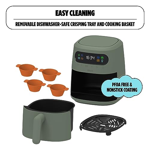 8 QT Digital Air Fryer with Touch Screen, Timer and Auto Shut-off, Lavender L33592