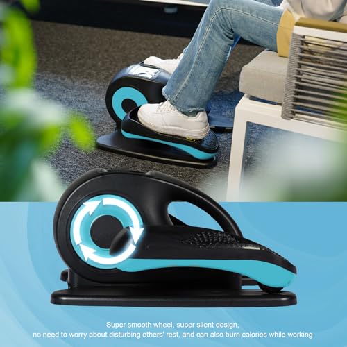 Under Desk Elliptical Machine, Seated Leg Exerciser with Remote Control P992