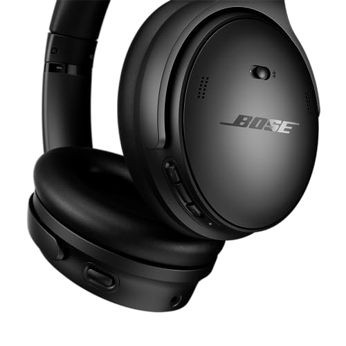 Wireless Over Ear Noise Cancelling Headphones with Mic, 24 Hours Battery, White Smoke U64360