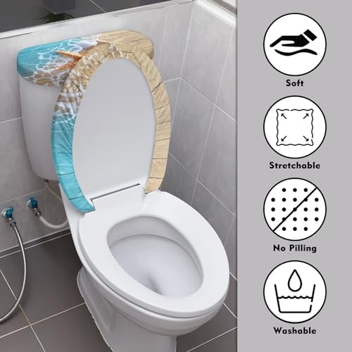 Christmas Toilet Lid and Tank Cover Set for Bathroom Decor K51670