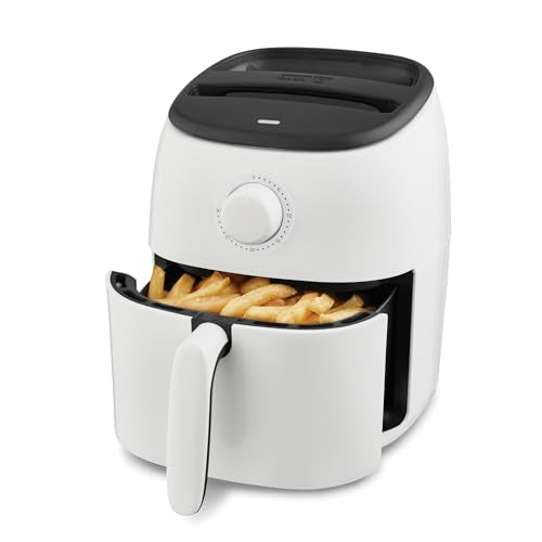Electric Air Fryer Oven, 2.6 Qt., Grey, Compact, Auto Shut Off, 1000-Watt O64979