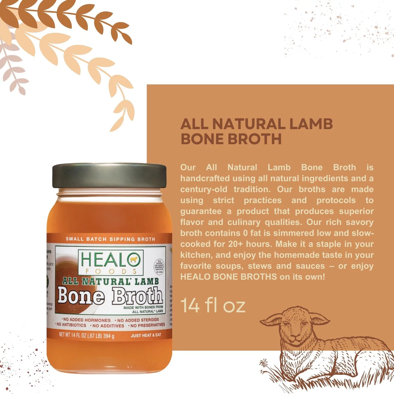 Lamb Bone Broth 6-Pack Y254197