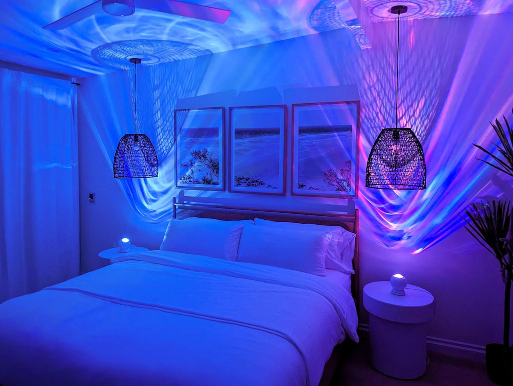 LED Aurora Projector for Bedroom Relaxation and Night Light A286
