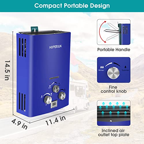 Portable Propane Water Heater for RV Camping Shower P601