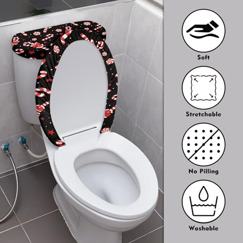 Christmas Toilet Lid and Tank Cover Set for Bathroom Decor K51670