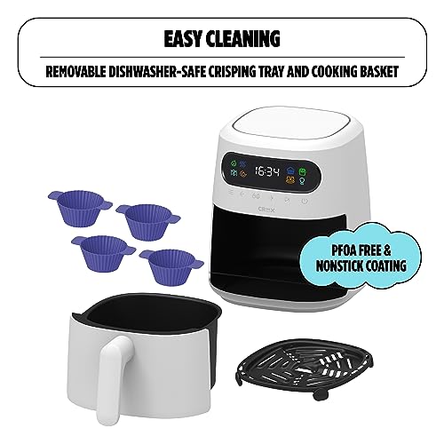 8 QT Digital Air Fryer with Touch Screen, Timer and Auto Shut-off, Lavender L33592