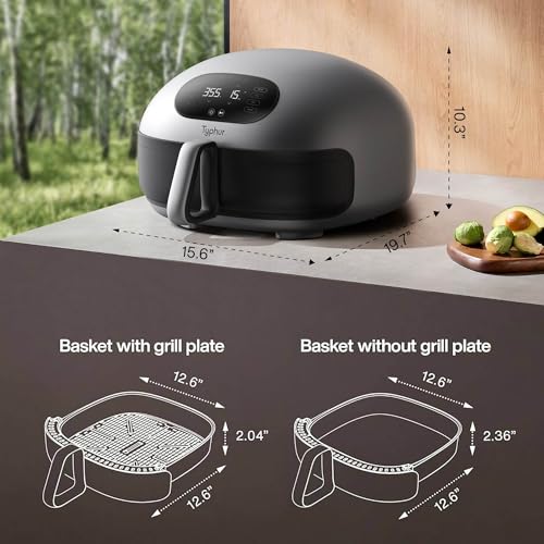 Extra Large Air Fryer with Self-Cleaning Digital Display, PFAS-Free Basket W6786