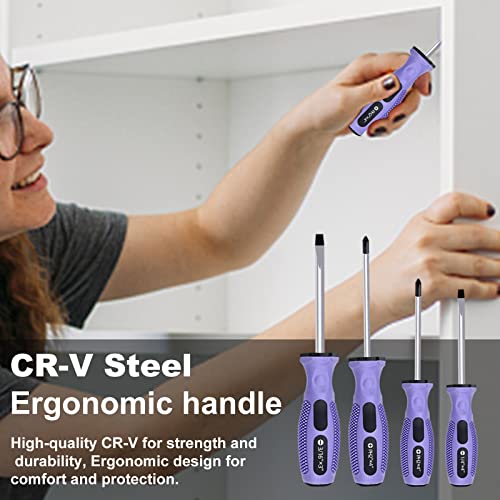 Purple 223-Piece Tool Set with Tool Bag for Home Maintenance K43789