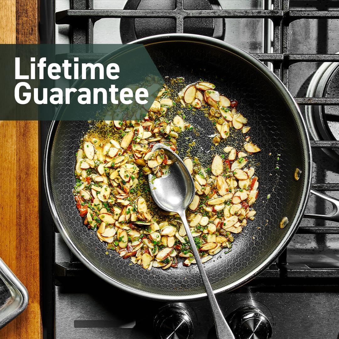 12 Piece Hybrid Stainless Steel Cookware Set with Lids, Stay Cool Handles T181235