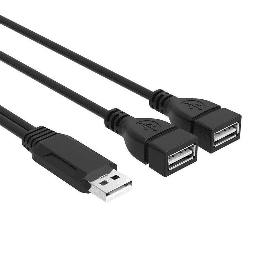 USB 2.0 One-to-Two Data Charging Cable 30cm R682