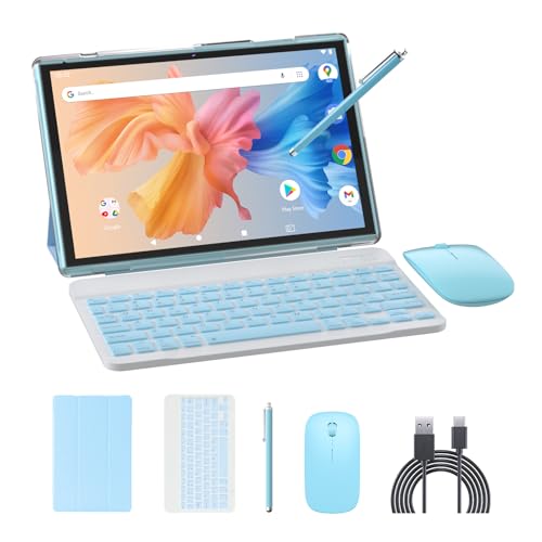 Tablet 10 Inch with Keyboard, Mouse, Case, Stylus, 8GB RAM 64GB ROM N8168
